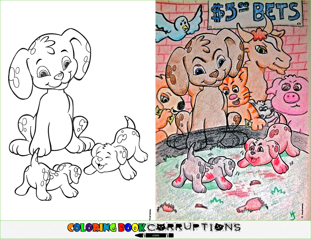 16 Brilliantly Corrupted Colouring Books That Will Ruin Your Childhood